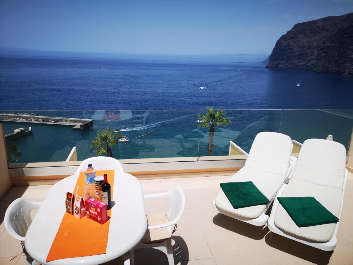 Magical Apt. With Sea View & Cliff Acantilado de los Gigantes Luaran gambar