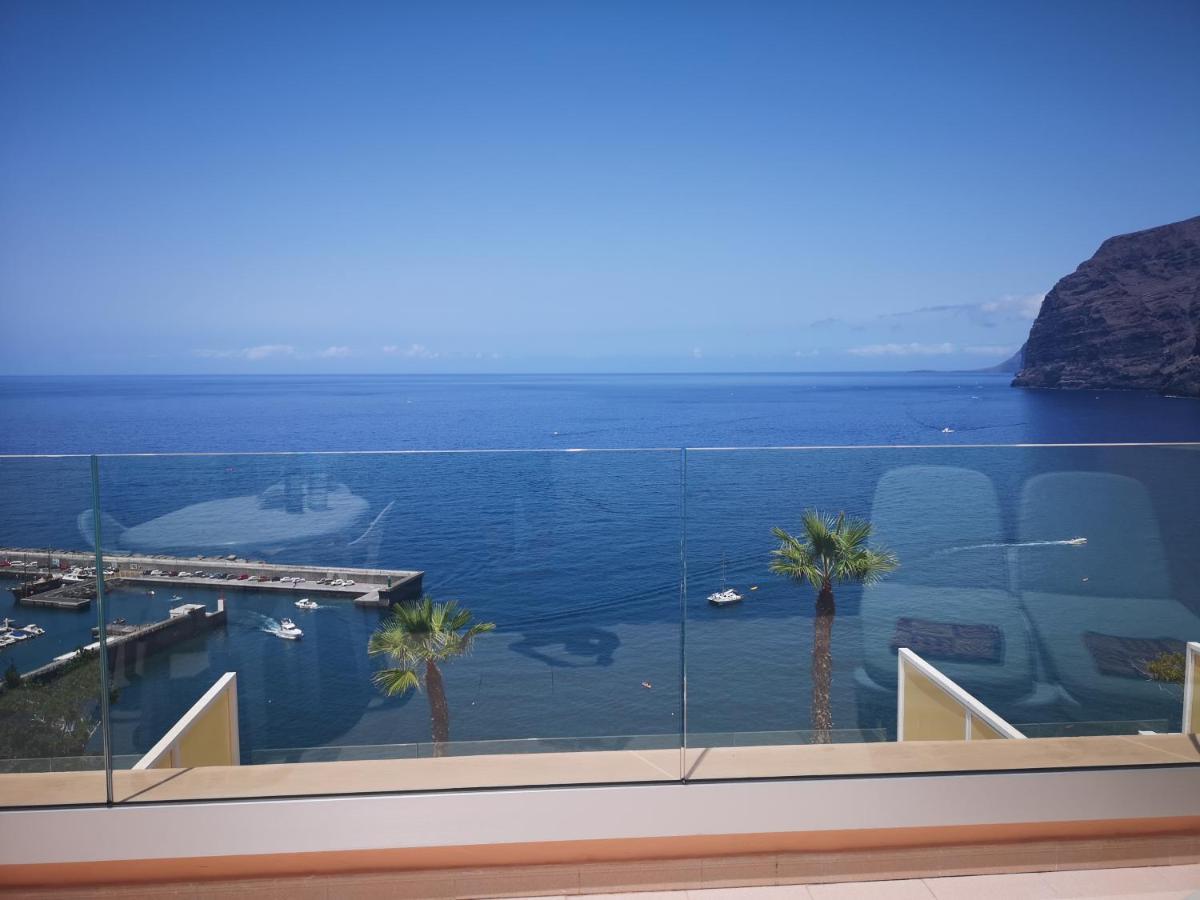 Magical Apt. With Sea View & Cliff Acantilado de los Gigantes Luaran gambar