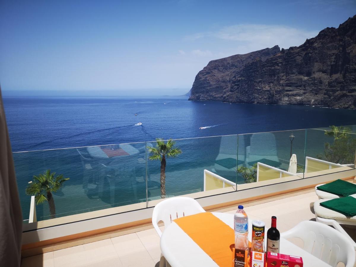 Magical Apt. With Sea View & Cliff Acantilado de los Gigantes Luaran gambar