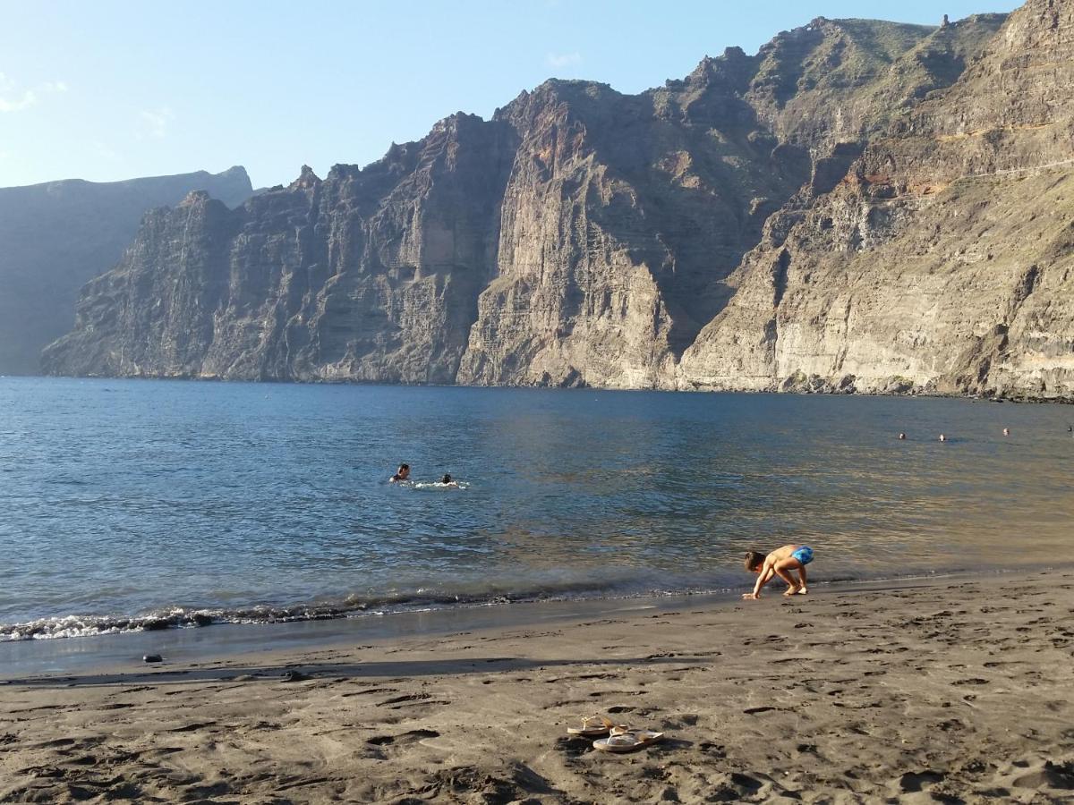 Magical Apt. With Sea View & Cliff Acantilado de los Gigantes Luaran gambar